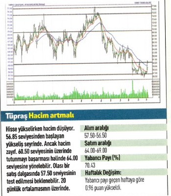 17 hisse için teknik analiz