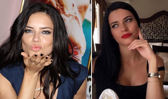 Adriana Lima'nın Türk ikizi görenleri şaşırtıyor!