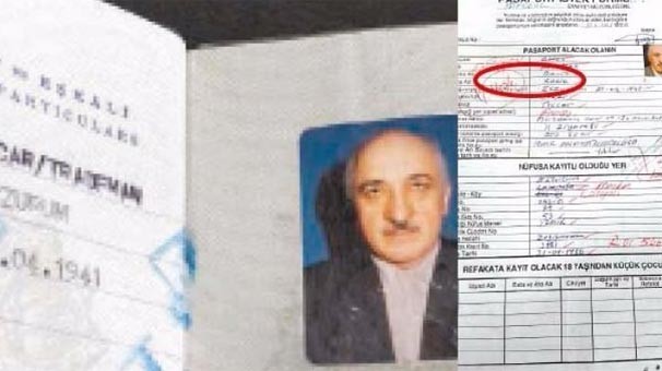 Gülen'in pasaportundaki meslek detayı!