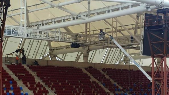 Trabzon Akyazı Stadı'ndan son görüntüler