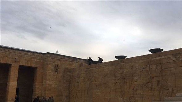 Anıtkabir'deki törenden görüntüler