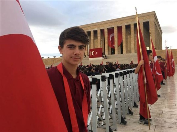 Anıtkabir'deki törenden görüntüler