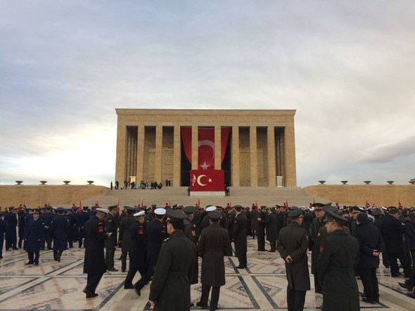 Anıtkabir'deki törenden görüntüler