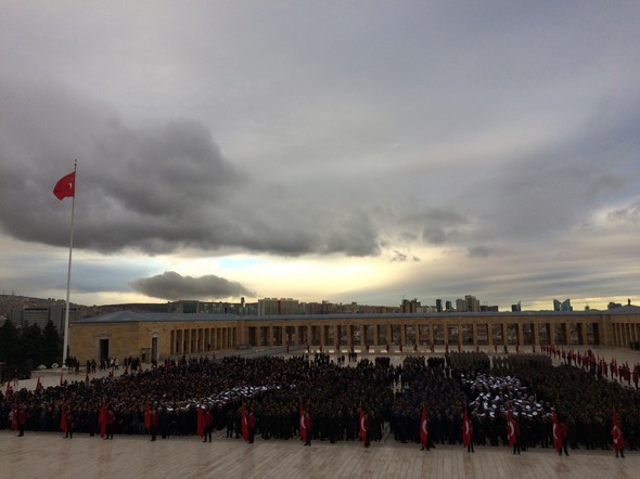 Anıtkabir'deki törenden görüntüler