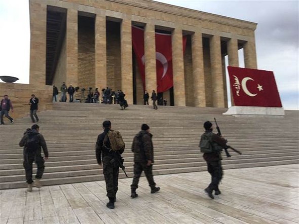 Anıtkabir'deki törenden görüntüler