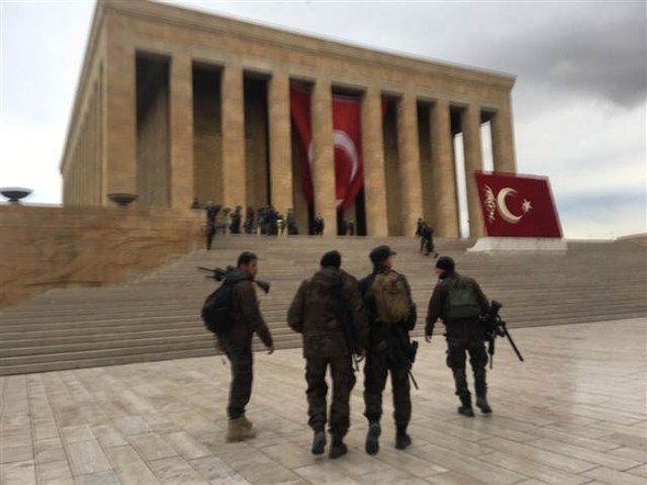 Anıtkabir'deki törenden görüntüler