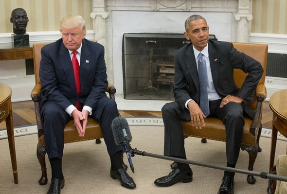 Trump- Obama görüşmesinden çarpıcı fotoğraflar!