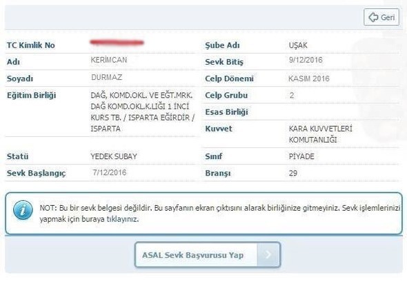 Kerimcan askere mi gidiyor?