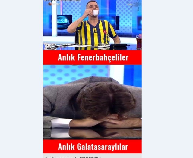 Fenerbahçe'nin Galatasaray galibiyeti sonrası caps çılgınlığı