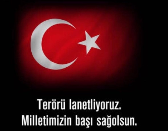 Teröre lanet yağıyor