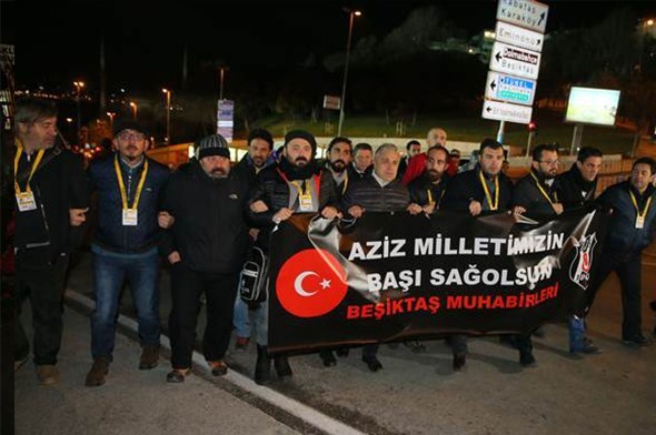 Vodafone Arena'da polis üçlü çektirdi