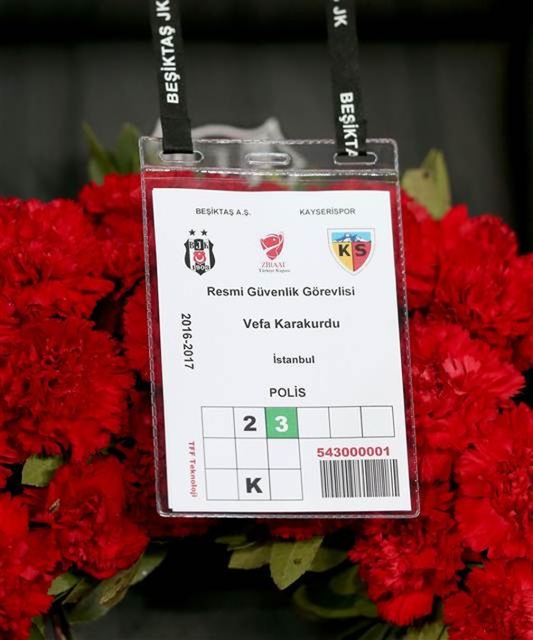 Vodafone Arena'da polis üçlü çektirdi