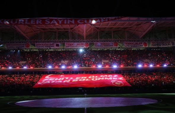 Trabzonspor'un yeni stadına muhteşem açılış