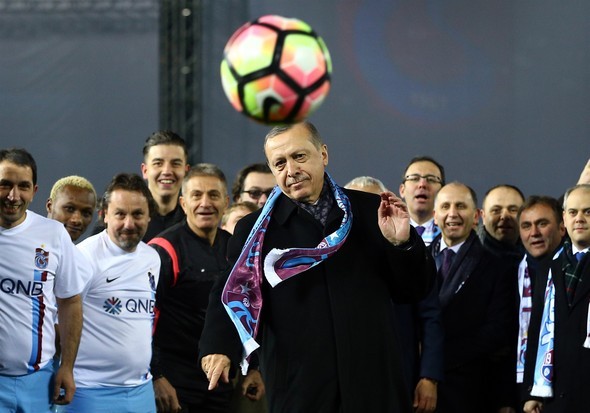 Trabzonspor'un yeni stadına muhteşem açılış