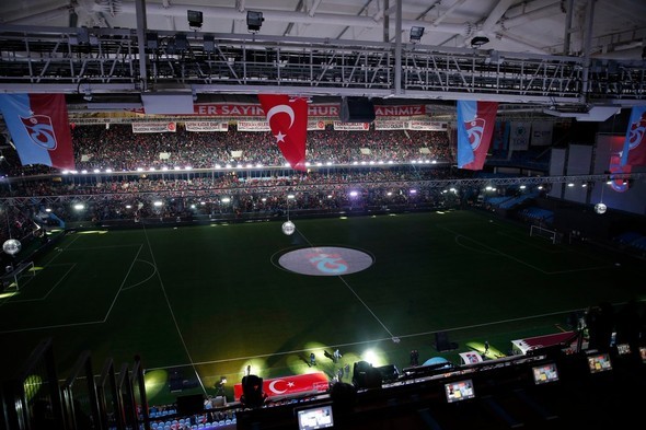 Trabzonspor'un yeni stadına muhteşem açılış