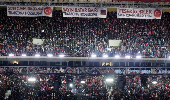 Trabzonspor'un yeni stadına muhteşem açılış