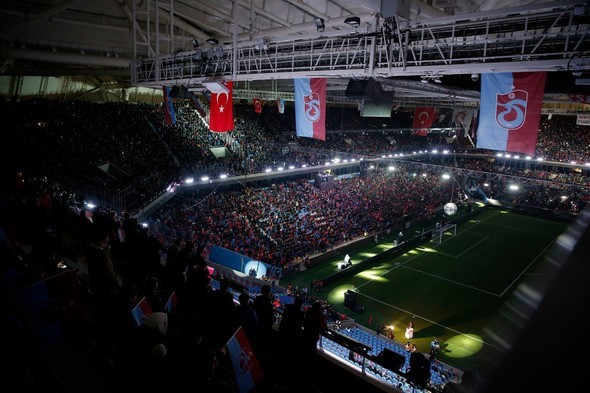 Trabzonspor'un yeni stadına muhteşem açılış