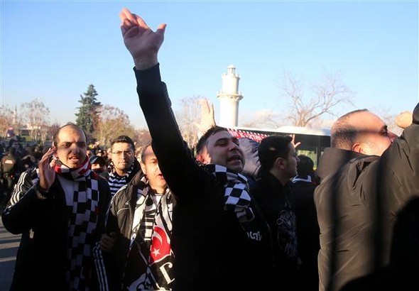 Beşiktaş taraftarı Kadıköy'e böyle geldi