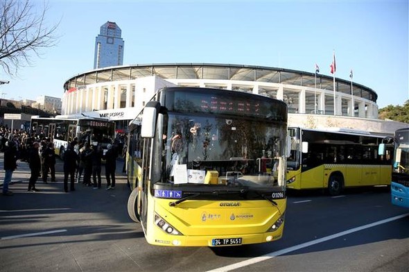 Beşiktaş taraftarı Kadıköy'e böyle geldi