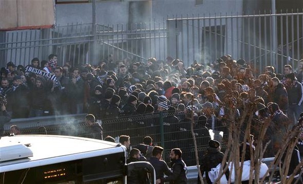 Beşiktaş taraftarı Kadıköy'e böyle geldi