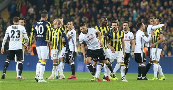 Fenerbahçe-Beşiktaş derbisinde ortalık karıştı