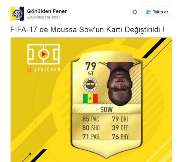 Moussa Sow sosyal medyayı salladı