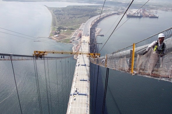 İzmit Körfez Köprüsü 10 gün içinde tamam!