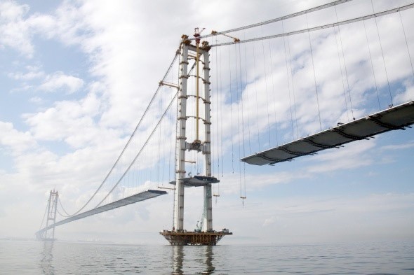 İzmit Körfez Köprüsü 10 gün içinde tamam!