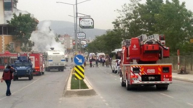 İşte Sancaktepe'deki patlama sonrası ilk görüntüler