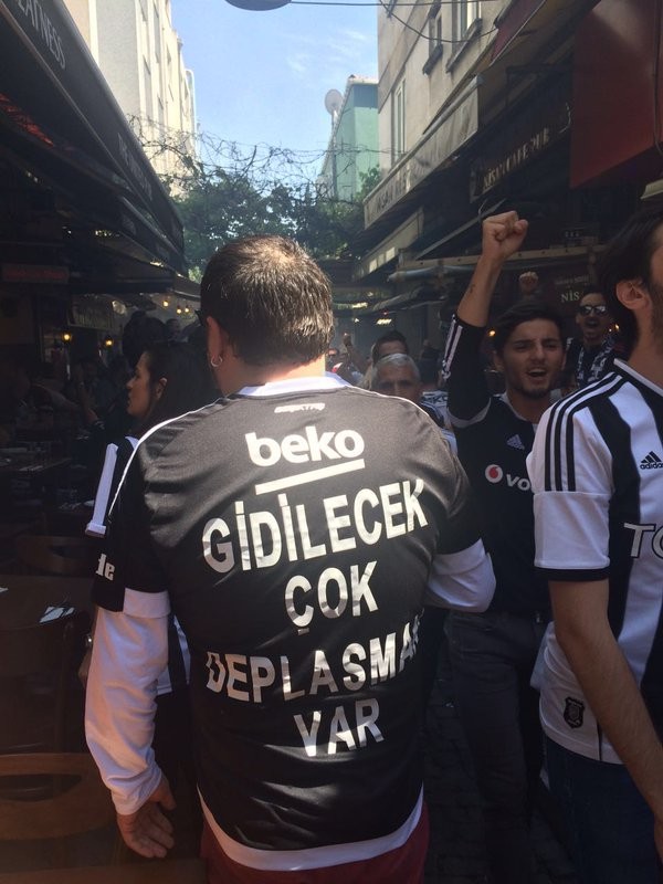 Beşiktaş'ta şampiyonluk kutlaması