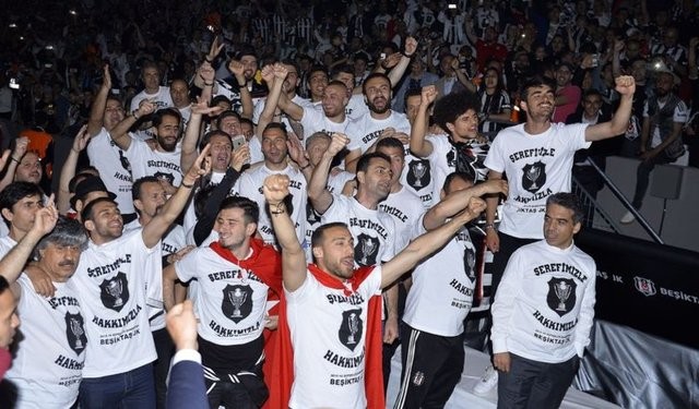 Beşiktaş kupasına kavuştu