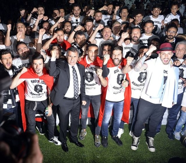 Beşiktaş kupasına kavuştu