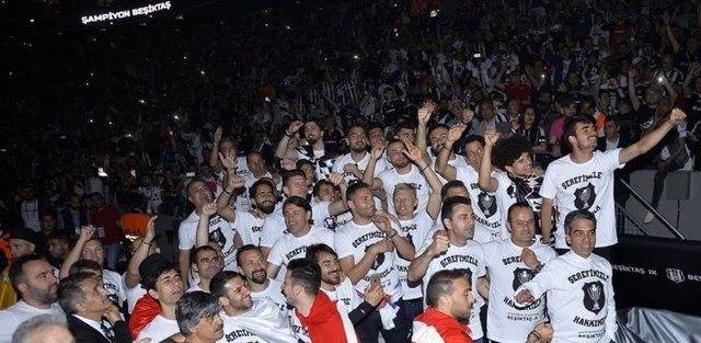 Beşiktaş kupasına kavuştu