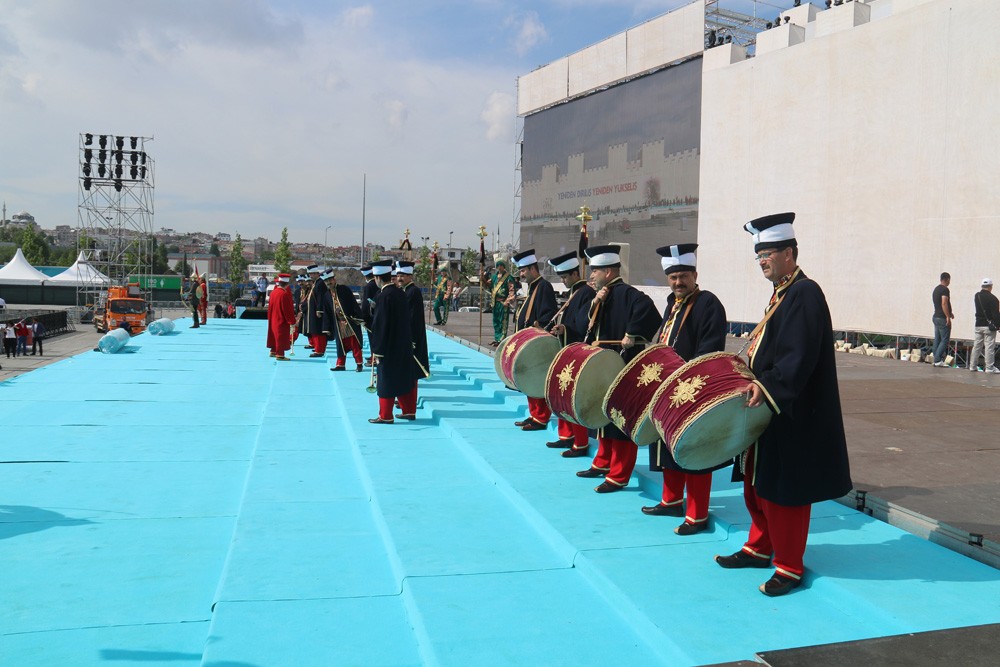 Yenikapı Fetih Şöleni kutlamasına hazır