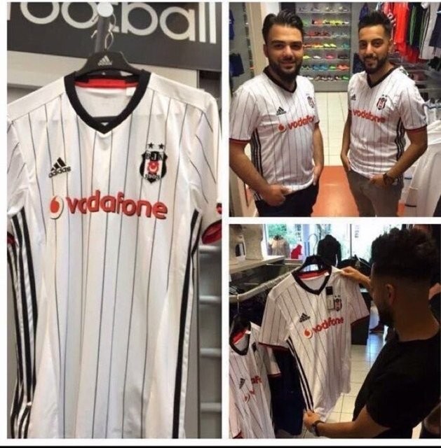 Beşiktaş'ın yeni formaları internete düştü