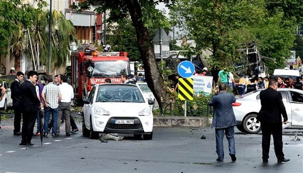 Patlama yerinden ilk görüntüler