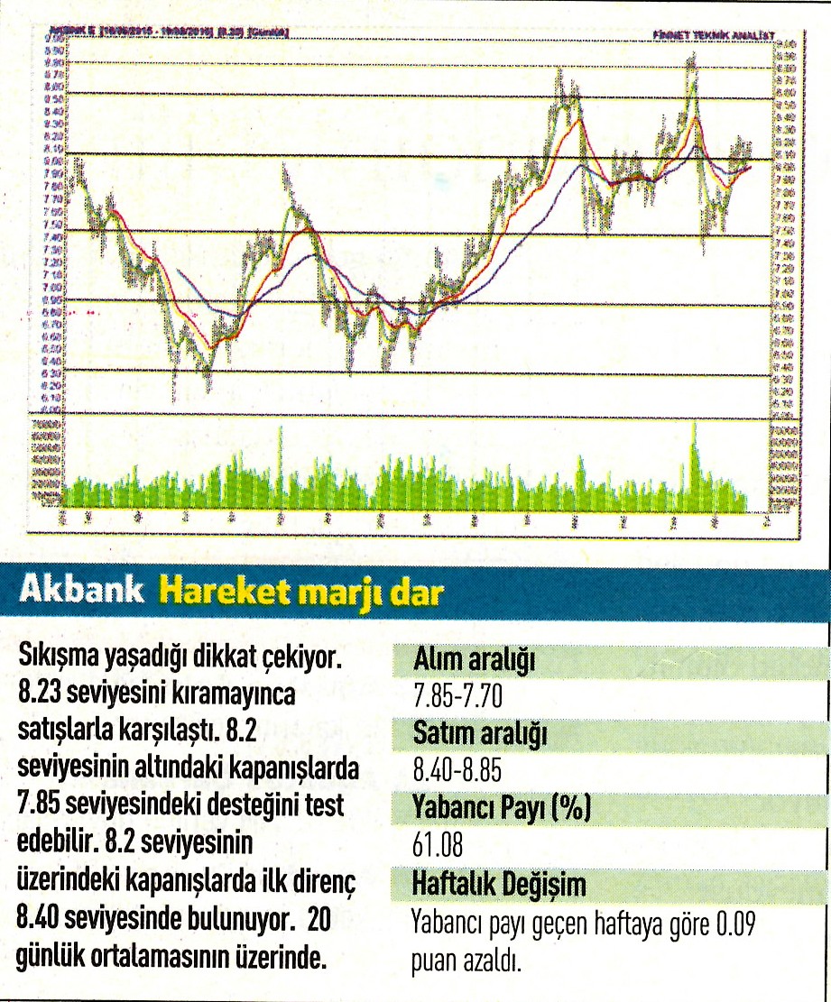 17 hisse için teknik analiz