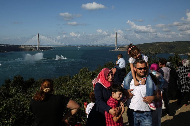 3. Köprü açılış töreninden renkli görüntüler