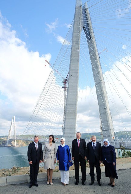 3. Köprü açılış töreninden renkli görüntüler