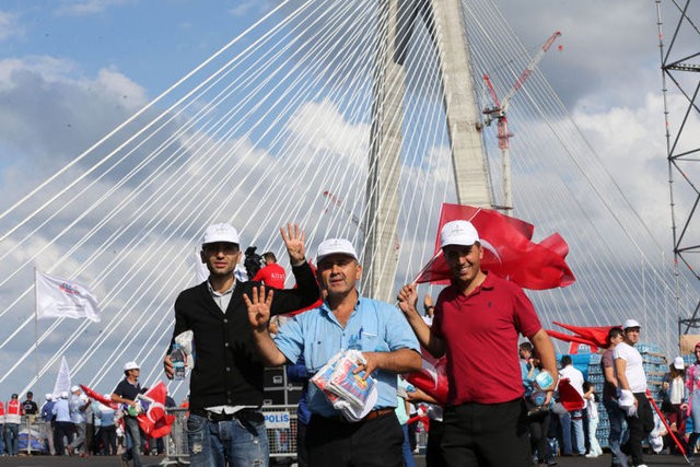 3. Köprü açılış töreninden renkli görüntüler