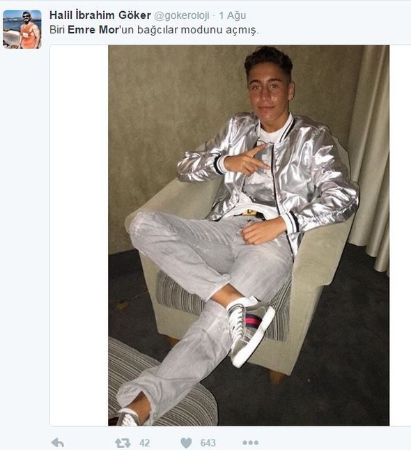 Emre Mor sosyal medyayı salladı.