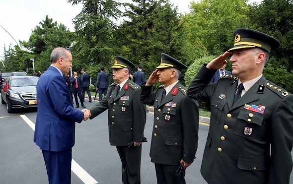 Cumhurbaşkanı Erdoğan, Genelkurmay Karargahında