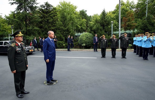 Cumhurbaşkanı Erdoğan, Genelkurmay Karargahında