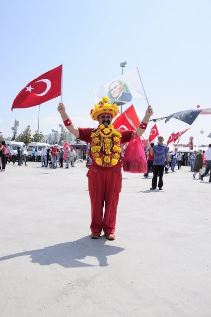 'Demokrasi ve Şehitler' mitinginden müthiş görüntüler