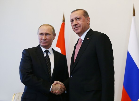 Erdoğan Rusya'da Putin ile görüştü