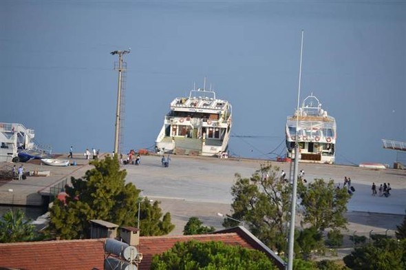 Ayvalık'ta 'Midilli' kuyruğu