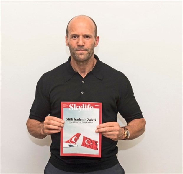 Jason Statham'dan milli irade fotoğrafı