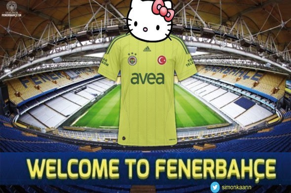 Fenerbahçe Hello Kitty ile anlaştı sosyal medya yıkıldı