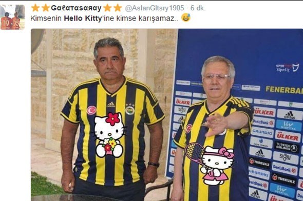 Fenerbahçe Hello Kitty ile anlaştı sosyal medya yıkıldı