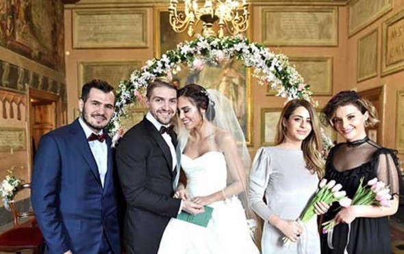 Caner Erkin ile Şükran Ovalı evlendi